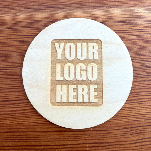 Custom Logo Wood Coasters