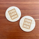 Custom Logo Wood Coasters