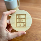 Custom Logo Wood Coasters