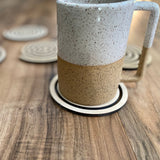 Wood Spiral Coasters