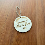 First Christmas Married Christmas Ornament