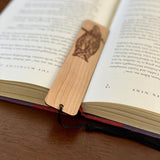 Owl Engraved Wood Bookmark